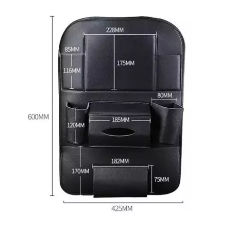 Pack 2 Organizadores Asiento Auto Ecocuero-1