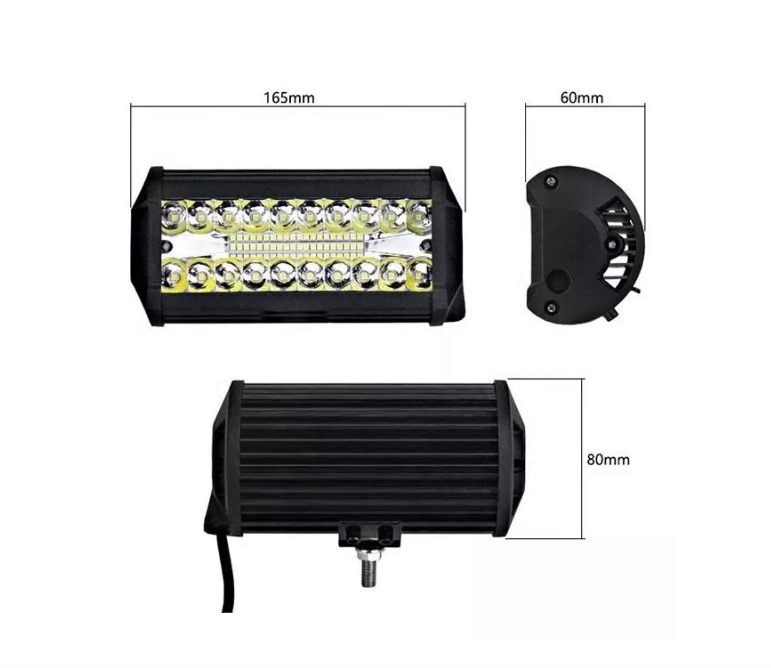 X2 Focos Neblineros 120w Expansion Led Auto Moto Camiones-1