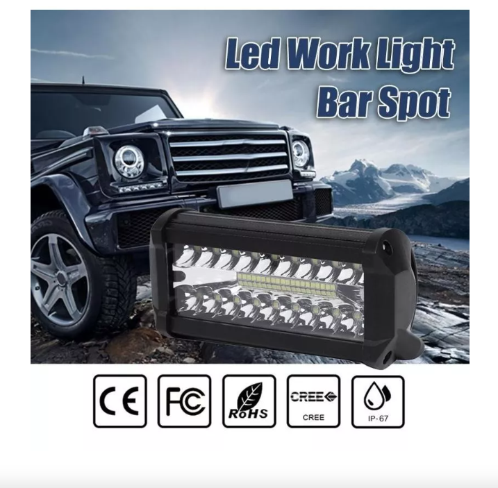 X2 Focos Neblineros 120w Expansion Led Auto Moto Camiones-2