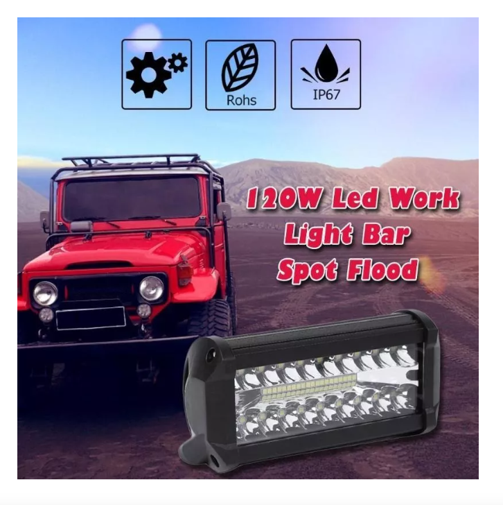 X2 Focos Neblineros 120w Expansion Led Auto Moto Camiones-4