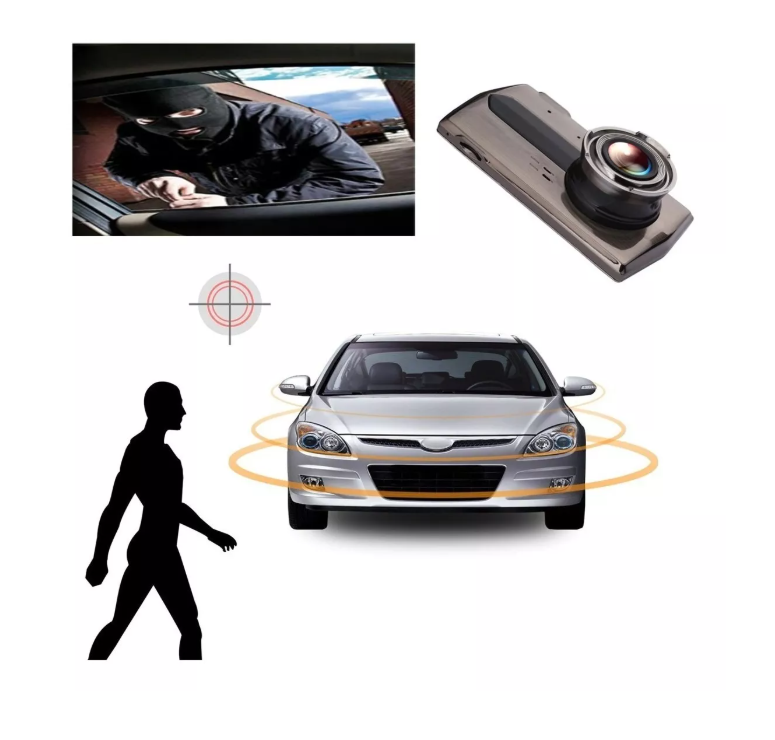 Frontal Cámara De Auto Seguridad + Camara Retroceso Nocturna-2