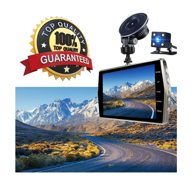 Frontal Cámara De Auto Seguridad + Camara Retroceso Nocturna-5