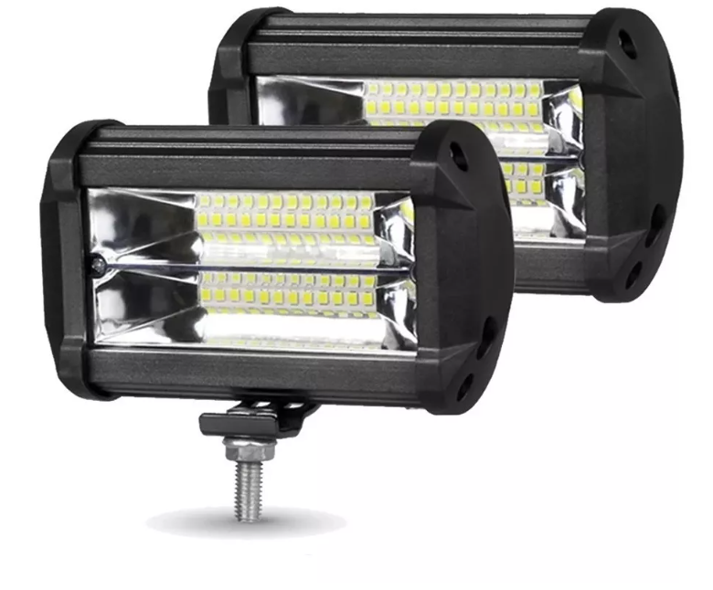 Pack 2 Focos Neblineros Led 72w Blanco Expansion Auto Moto-0