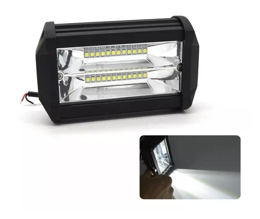 Pack 2 Focos Neblineros Led 72w Blanco Expansion Auto Moto-4