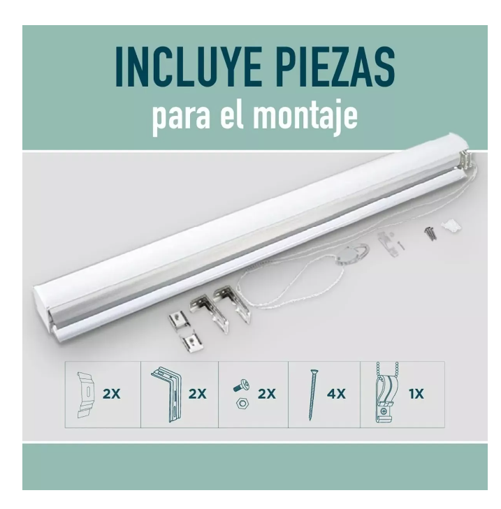 Cortina Roller Doble Capa Duo Zebra Día Y Noche 100x200cm-3