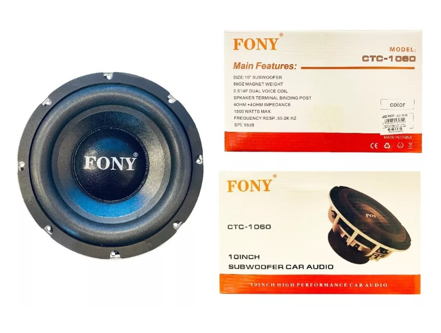 Subwoofer 10 Pulgadas Bajo Parlante 1500w-3