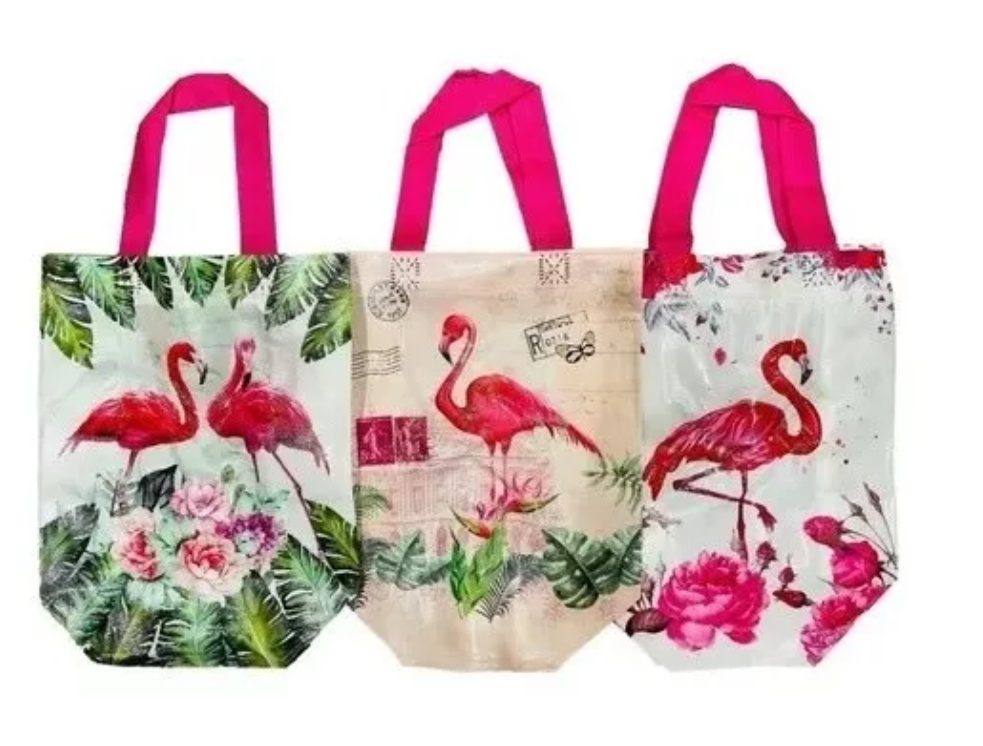 Pack 12 Bolsa Reutilizable Flamenco D Compras Regalo 35x27cm-0