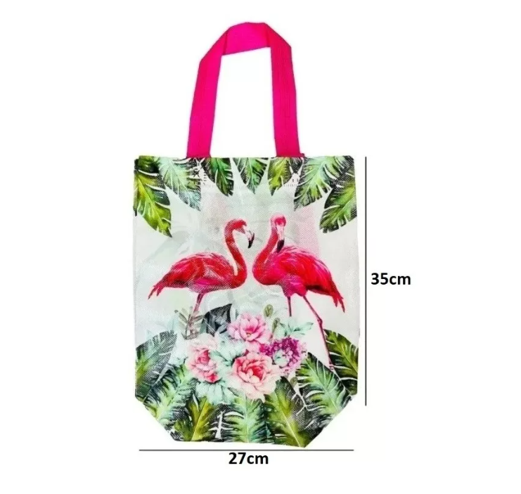 Pack 12 Bolsa Reutilizable Flamenco D Compras Regalo 35x27cm-2