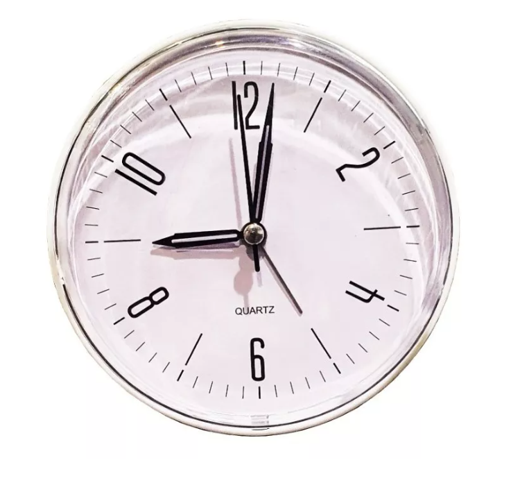 Reloj Despertador Redondo Dormitorio 12x5cm Colores Alarma-2