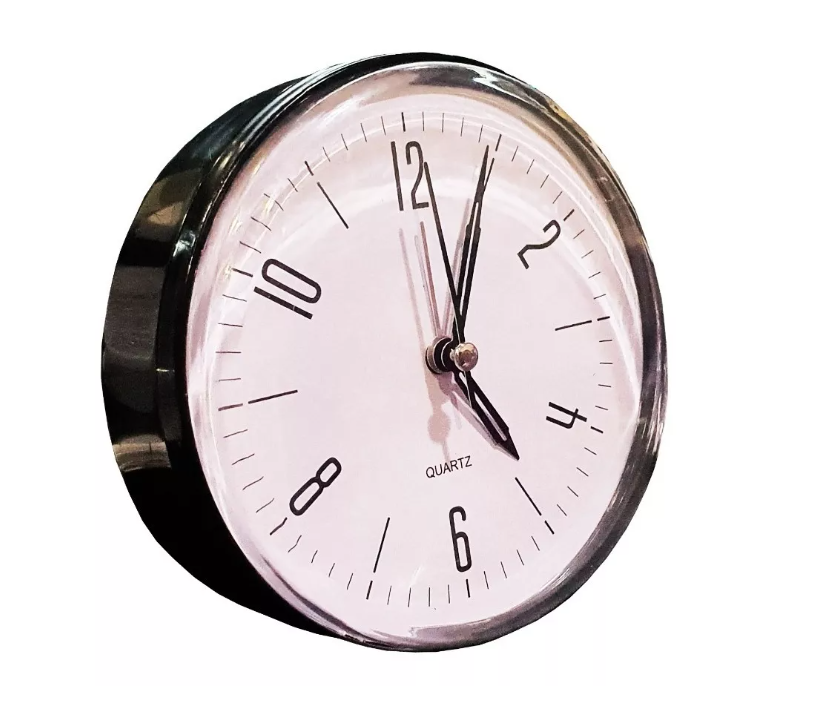 Reloj Despertador Redondo Dormitorio 12x5cm Colores Alarma-4