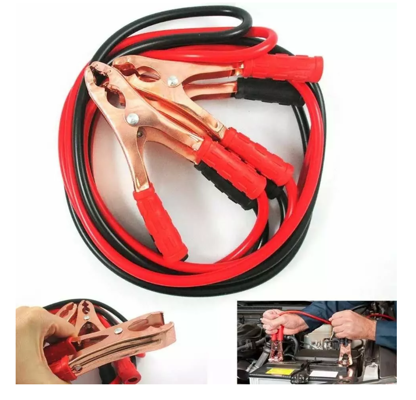 Cable Roba Corriente 2000 Amp 2mts Para Vehiculo Auto-0