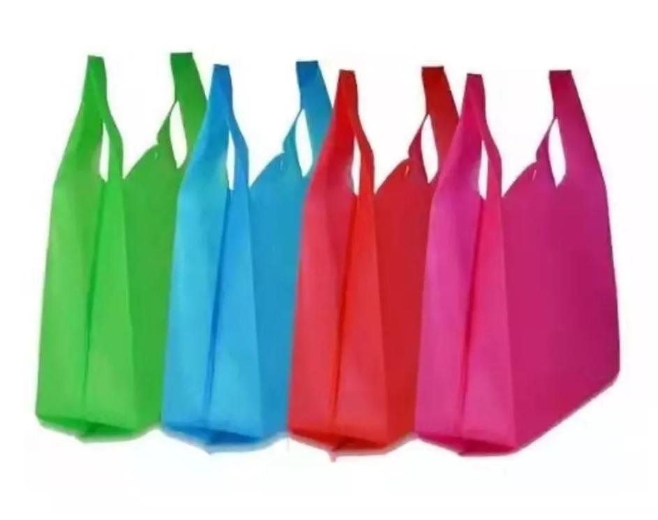 X50 Bolsas Tnt Ecológicas Reutilizable Reciclable 45x65cm-4