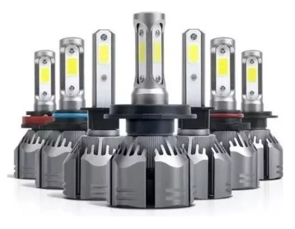 Kit R11 Turbo Led H1 H3 H4 H7 H11 H13 9005 9006 880 12000lm-1