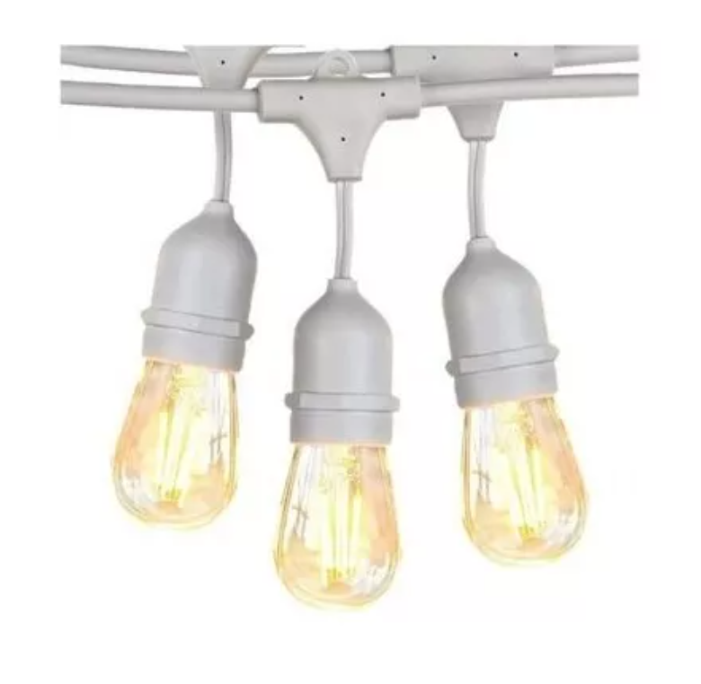 Guirnalda Ampolleta Led E27 Exterior 10 Mt Boda Incluye Amp-0
