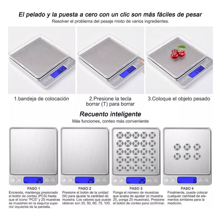 Balanza Pesa Digital Gramera 0.1 - 2kg Joyería-4