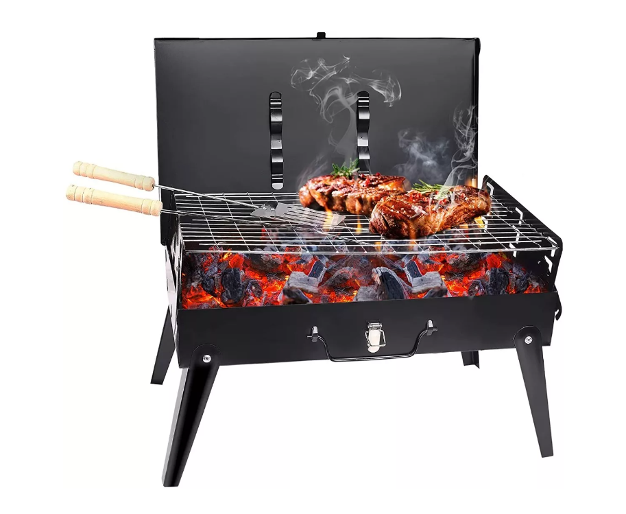 Mini Estufa Parrilla Parrillera Plegable Barbacoa Utensilio-0
