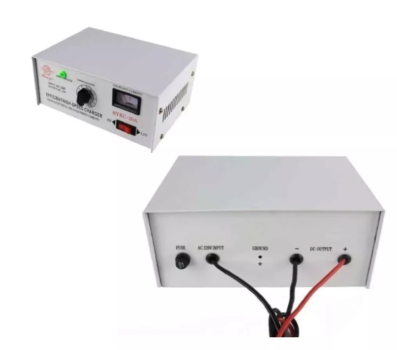 Cargador De Bateria 12v Y 6v Autos Motos 20 Amperes 220v-1