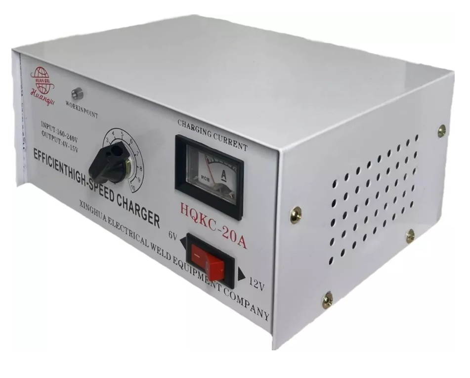 Cargador De Bateria 12v Y 6v Autos Motos 20 Amperes 220v-4