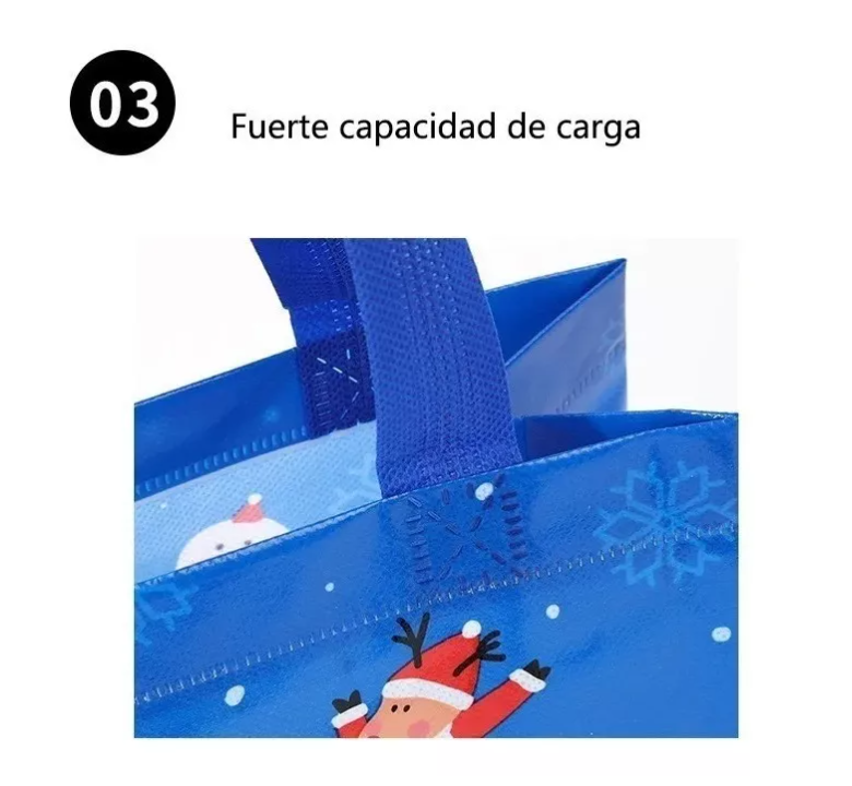 Pack X12 Bolsa Reutilizable Unicornio Compras Regalo 42x31cm-4