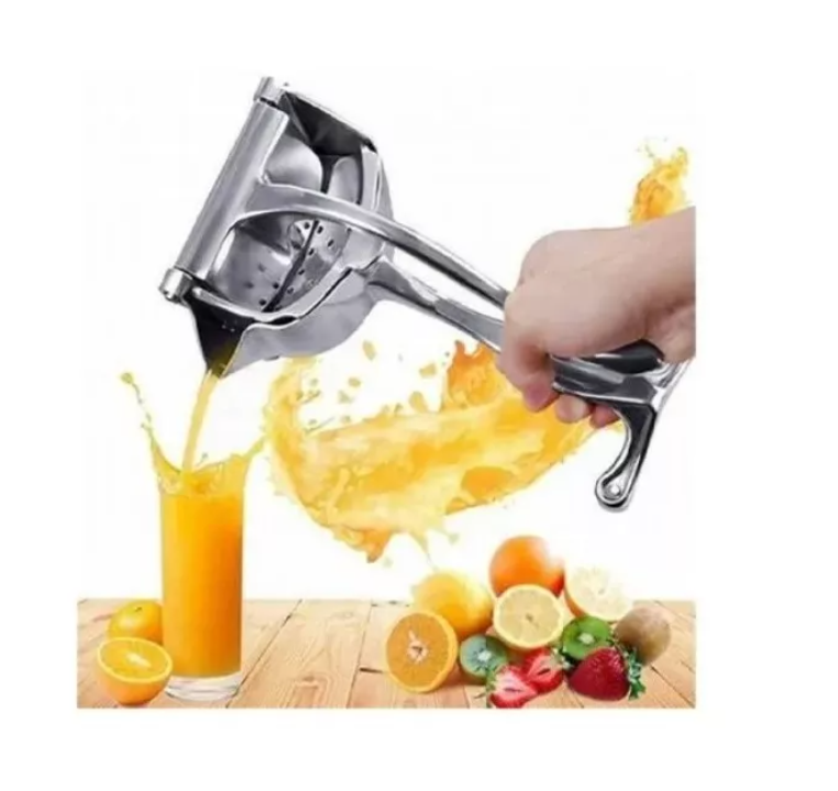 Exprimidor Jugo Manual Metálico Naranja-1