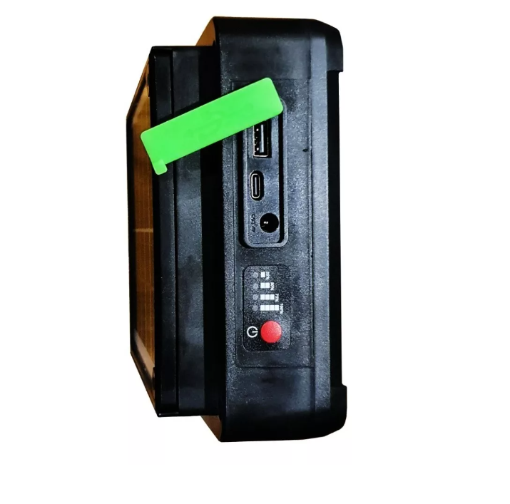 Kit Foco Led 120w Portatil Solar Recargable Emergencia Usb-1