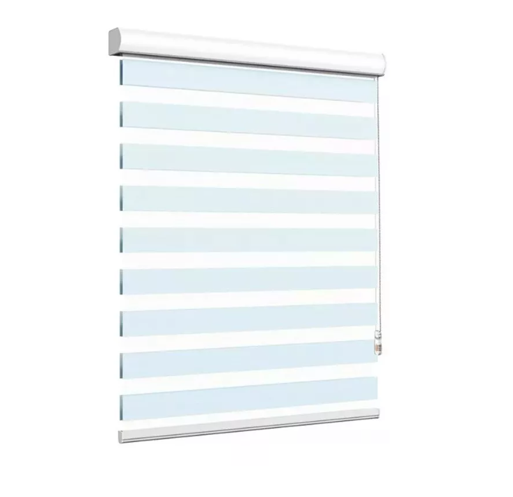Cortina Roller Doble Capa Duo Zebra Día Y Noche 150x200cm-0
