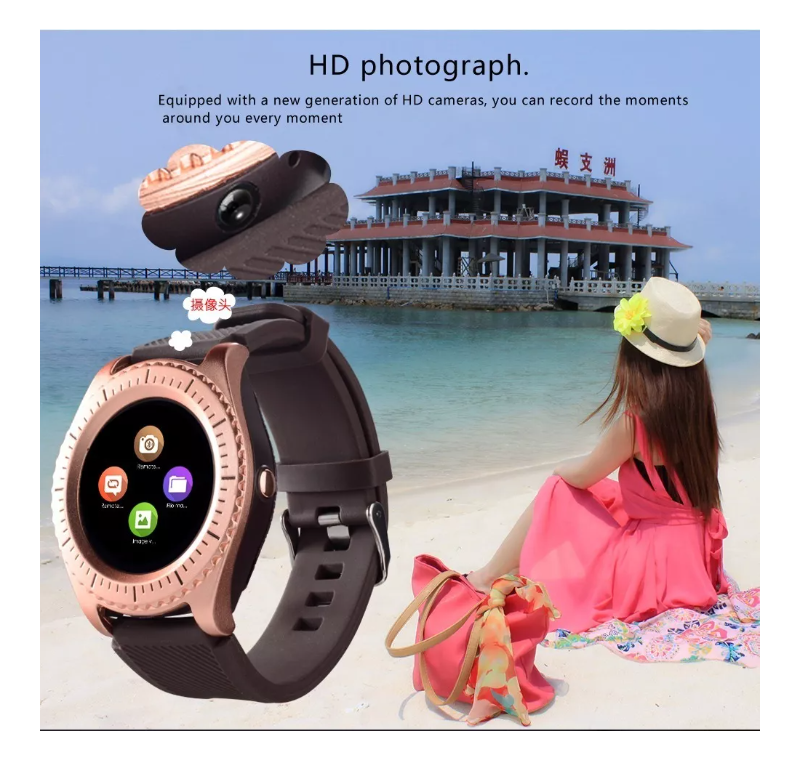 Reloj Smartwatch Z3 Camara Salud Pasos Cardiaca Deporte-5