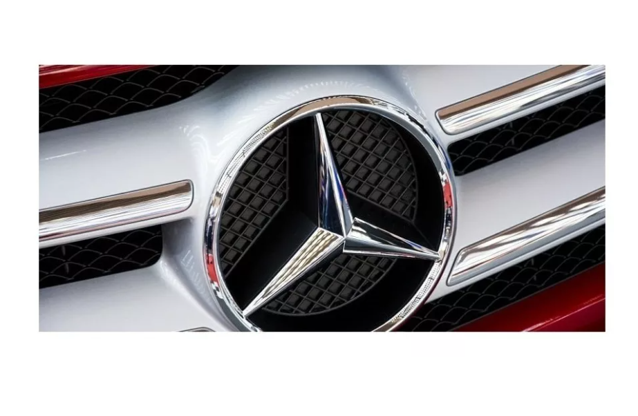 Emblema Logo Insignia Mercedes Benz 10cm Trasero Frontal-1