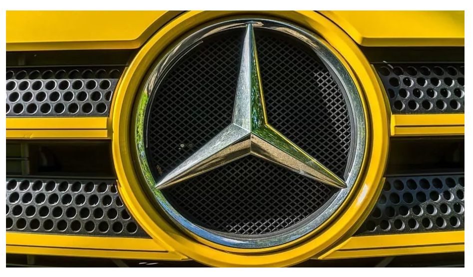 Emblema Logo Insignia Mercedes Benz 10cm Trasero Frontal-3