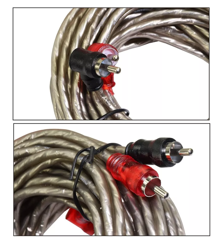 Kit Cables Amplificador Subwoofer Parlantes Auto Premium-5