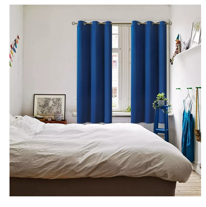 1 Paño Cortina Hogar Tela Doble Blackout Engomado 140x230cm-6