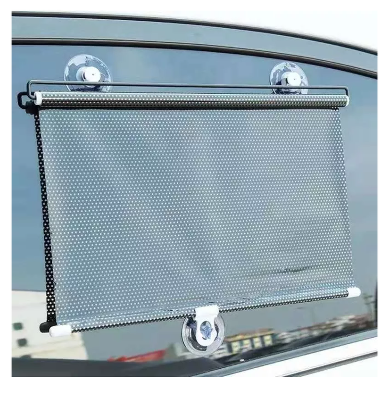 Quitasol Retractil Parasol Enrollable Parabrisas Auto 68x125-5
