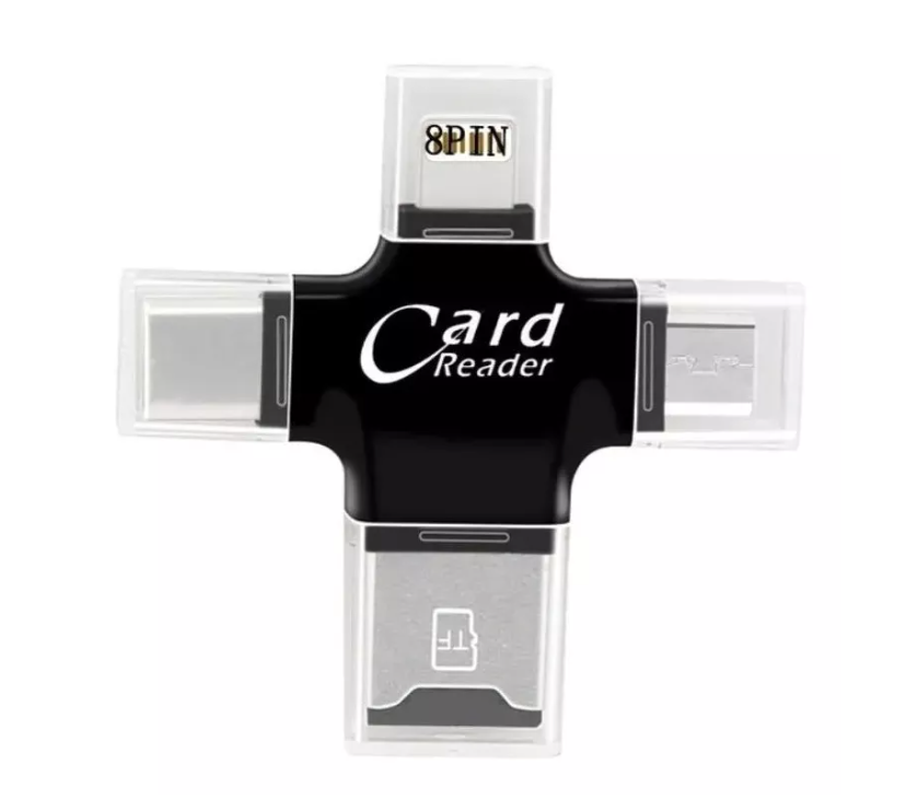 Lector Tarjeta Sd Tf Tablet Pad Micro Usb Type C-1