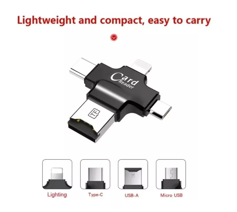 Lector Tarjeta Sd Tf Tablet Pad Micro Usb Type C-3