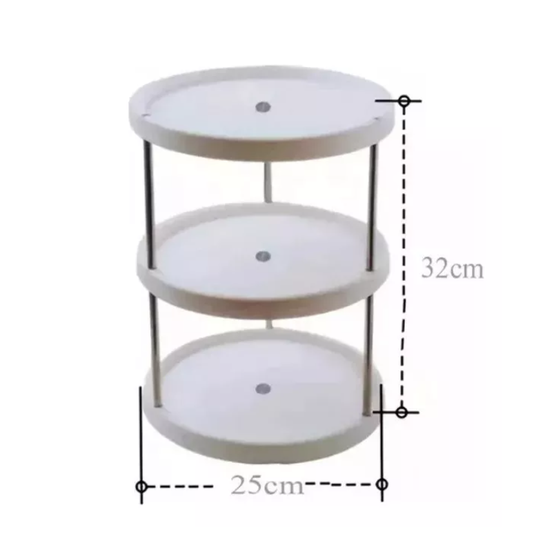 Kit 3 Organizador Huevos Rodantes Estante Especiero Tapas De-1
