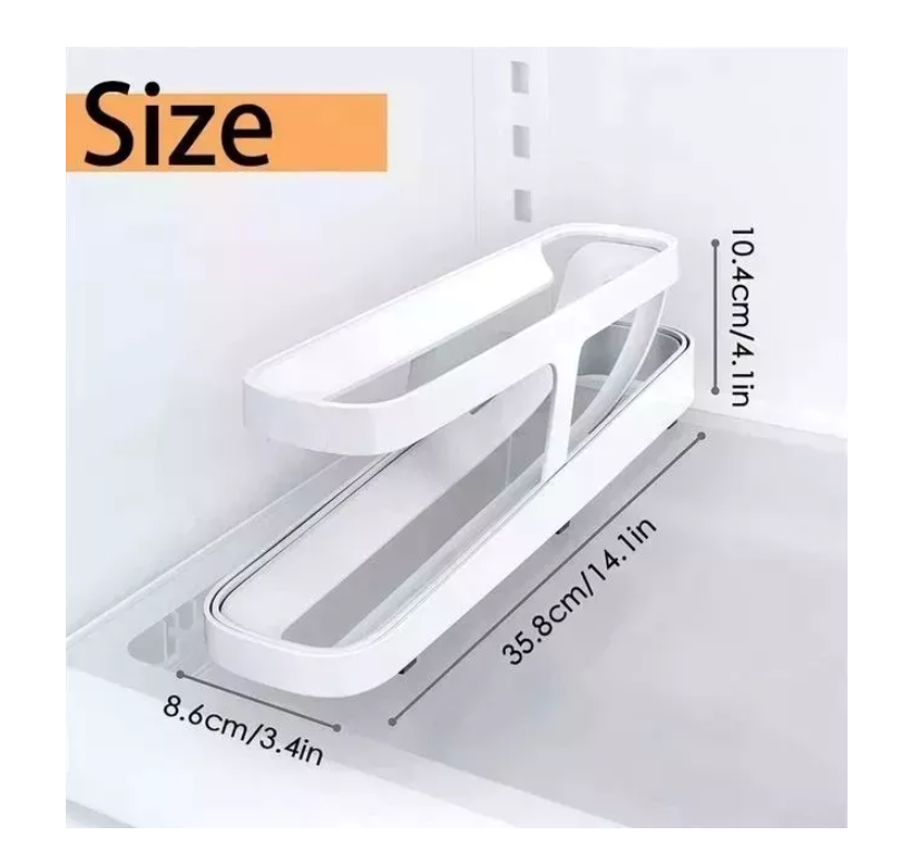 Kit 3 Organizador Huevos Rodantes Estante Especiero Tapas De-3