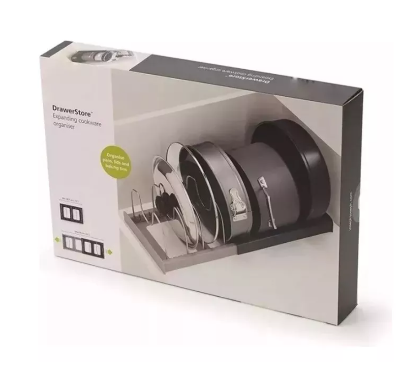 Kit 3 Organizador Huevos Rodantes Estante Especiero Tapas De-5