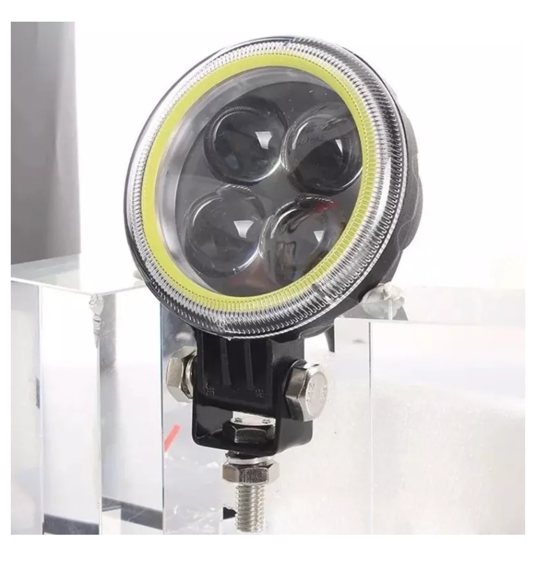 X1 Foco Led Neblinero Ojo Angel Estroboscopico Moto Auto 12w-6