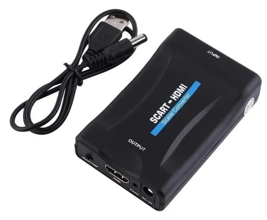 1080p Adaptador Conversor Scart A Hdmi Audio Video-0