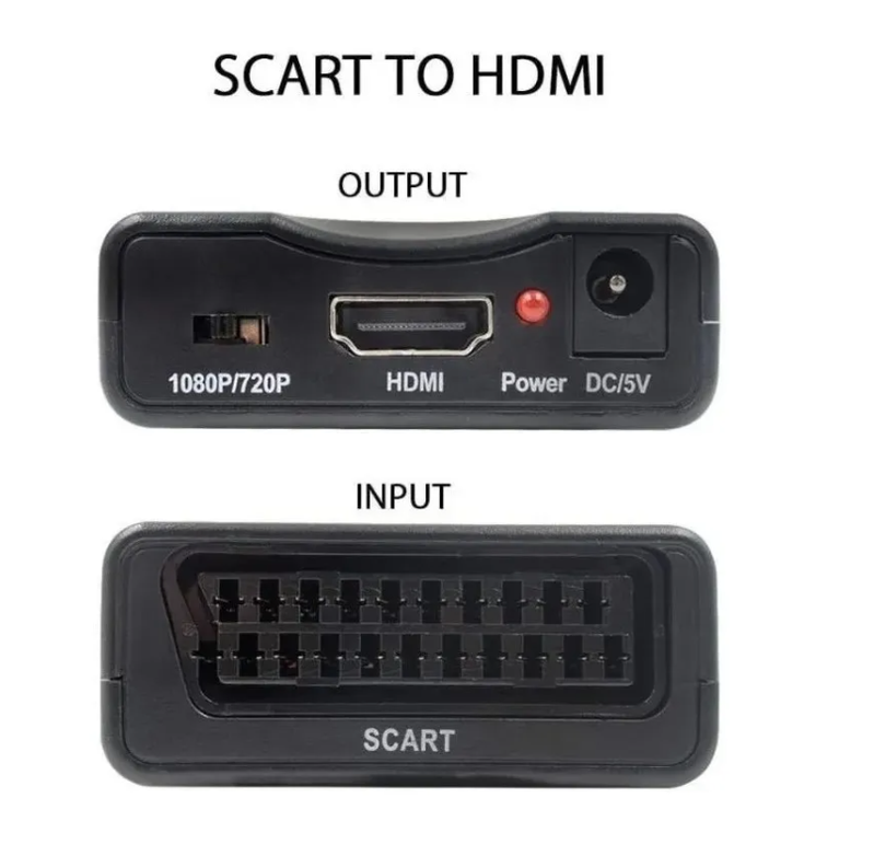 1080p Adaptador Conversor Scart A Hdmi Audio Video-6