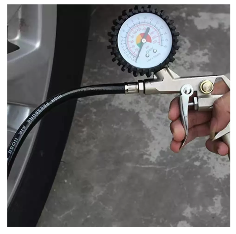 Pistola Para Inflar Y Calibrar Neumaticos Con Manometro-5