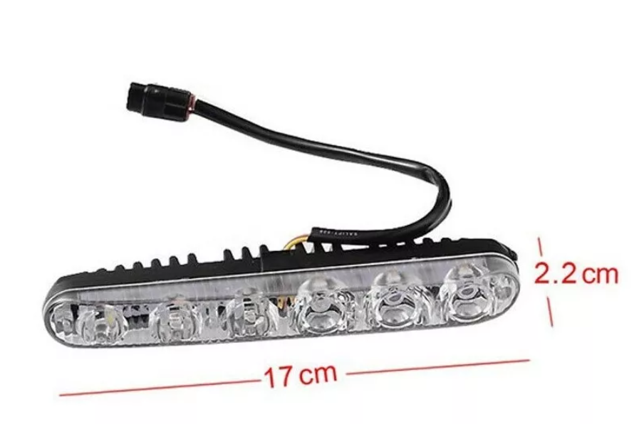X2 Focos Neblineros Led Drl 18w Flood+spot Auto Moto 12v-1