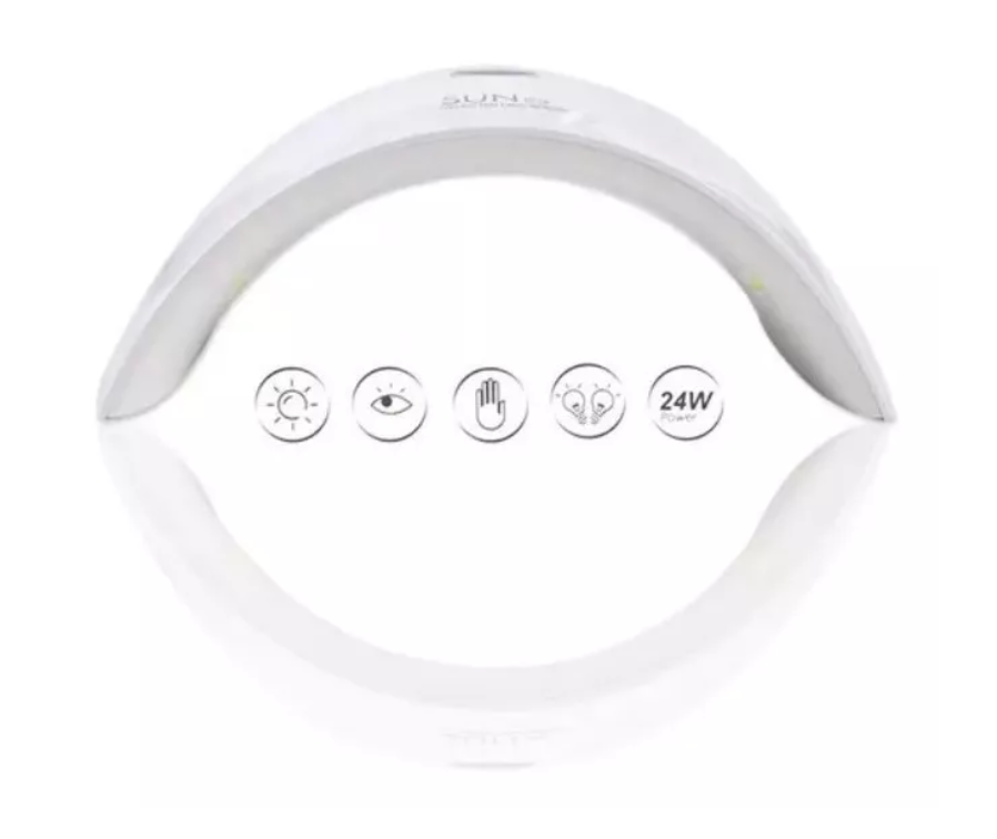 Lampara Led Uv Secador Uñas 24w-0