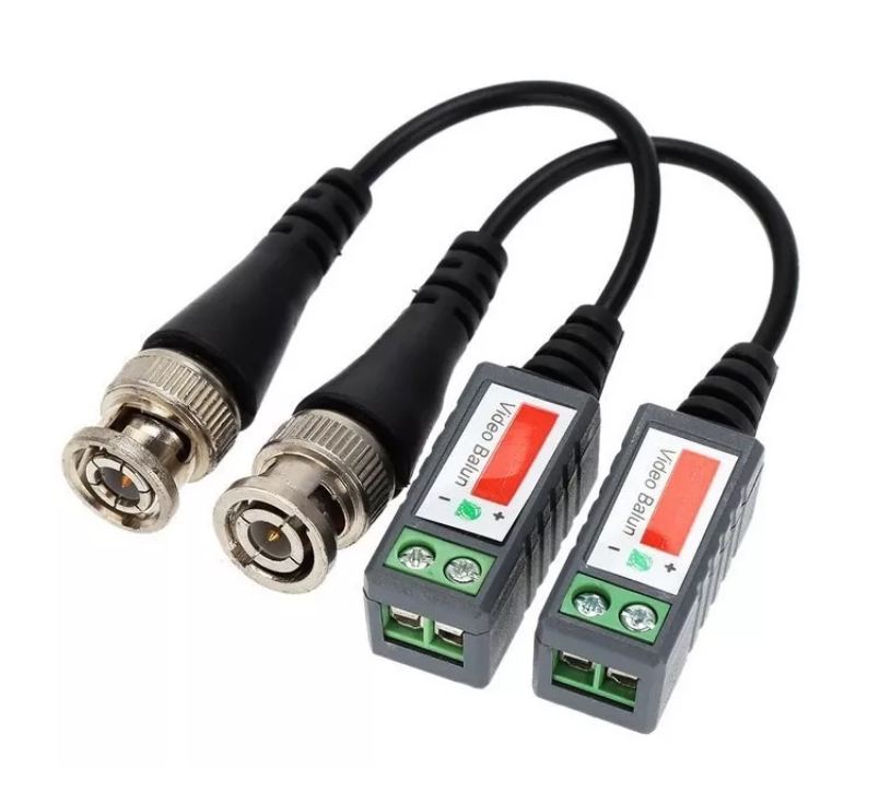 Par Video Balun Pasivo Con Cable 720p 1080p Hdcvi Ahd Hdtvi-0