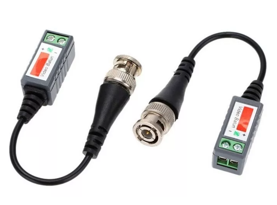 Par Video Balun Pasivo Con Cable 720p 1080p Hdcvi Ahd Hdtvi-4