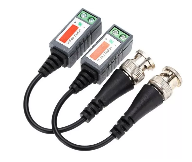 Par Video Balun Pasivo Con Cable 720p 1080p Hdcvi Ahd Hdtvi-5