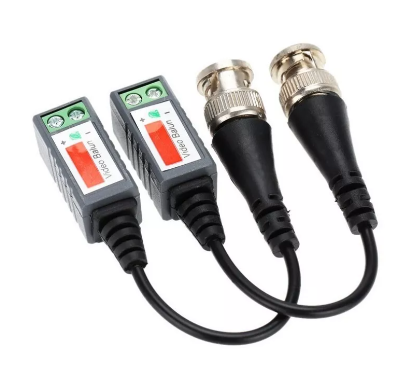 Par Video Balun Pasivo Con Cable 720p 1080p Hdcvi Ahd Hdtvi-2