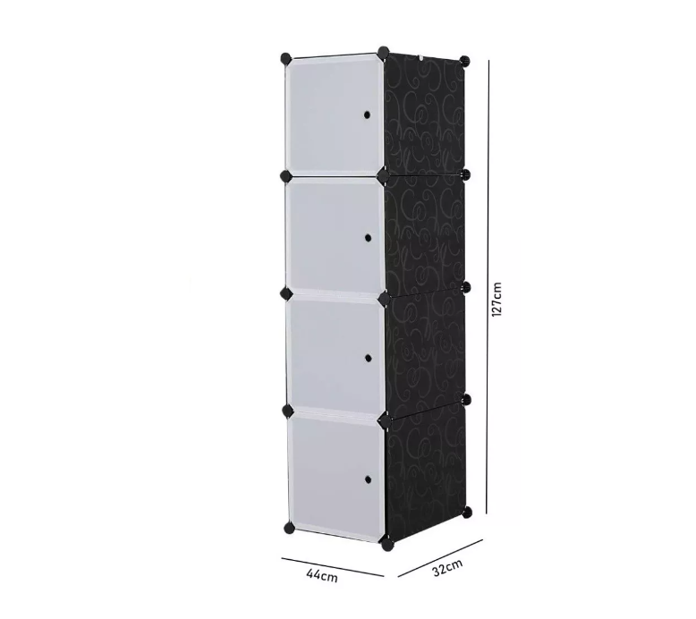 Organizador Closet 4 Modulos Baño Ropero Armable Modulado-1