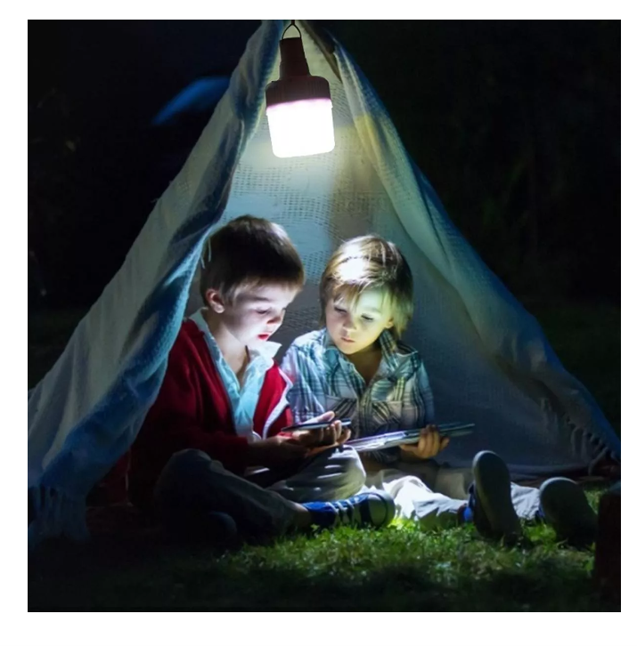 Lampara Ampolleta Led Usb Portátil + Panel Solar + Control-5