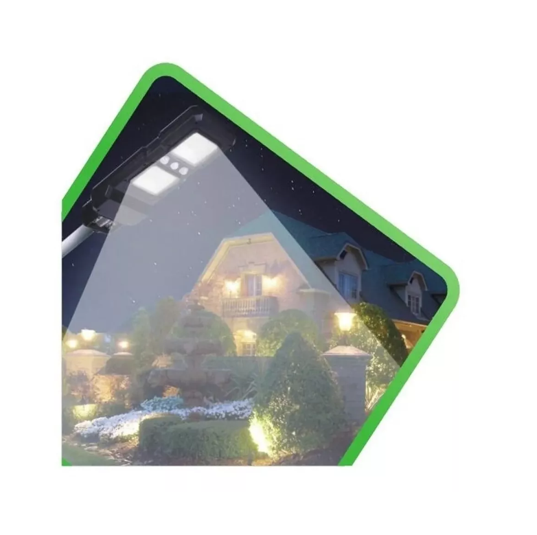 Foco Solar 70w + Soporte+control Luminaria 70 Led-3